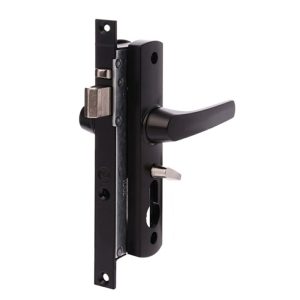 Security Screen Door Lock Tasman Mk2 Black No Cylinder W892117 Black Door Hardware