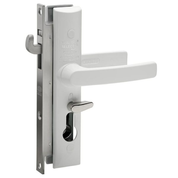 Security Screen Door Lock White W/ Cylinder 8654Whc Locks & Accessories