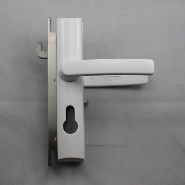 Security Screen Door Lock White W/ Cylinder 8654Whc Locks & Accessories