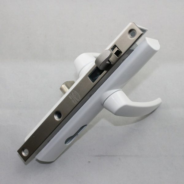 Security Screen Door Lock White W/ Cylinder 8654Whc Locks & Accessories