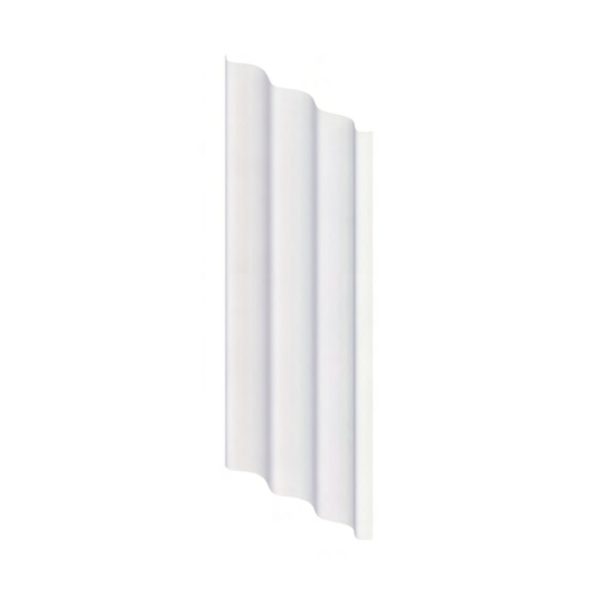 Shower Curtain 2400Mm X 1880Mm Drop White Darcon Scac2400 Bathroom Accessories