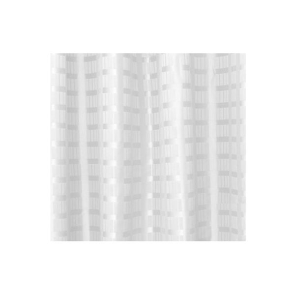 Shower Curtain Box Stripe Polyester – Available In Various Sizes Bathroom Accessories