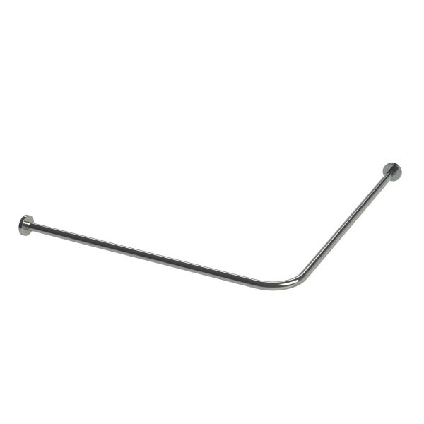 Shower Curtain Rail Concealed 1200Mm Polished Stainless Steel Sc2512001200 Bathroom Accessories