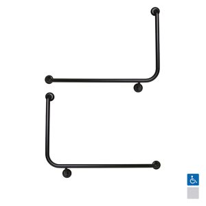 Side Wall Grab Rail 90Degree – Available In Various Finishes And Handing Bathroom Accessories