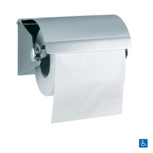 Single Toilet Roll Holder With Hood Polished Stainless Steel Ml272_Trh_Pss Bathroom Accessories