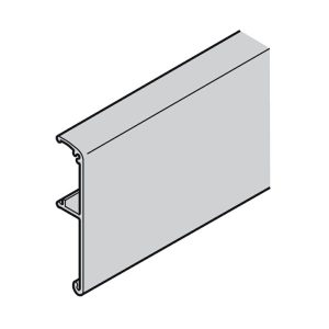 Slido Clip On Panel For Running Track 68X2000Mm Silver Anodised 940.43.120 Bifold & Sliding Door Hardware