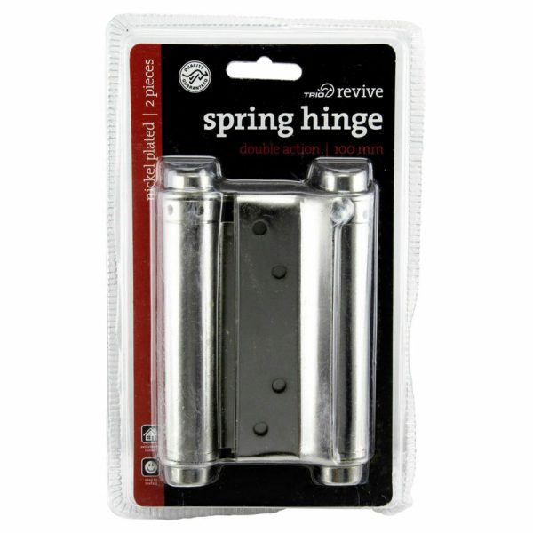 Spring Door Hinge 100X50X2Mm Self Close Double Action Nickel Plated Bwl47Np Bathroom Door Hardware