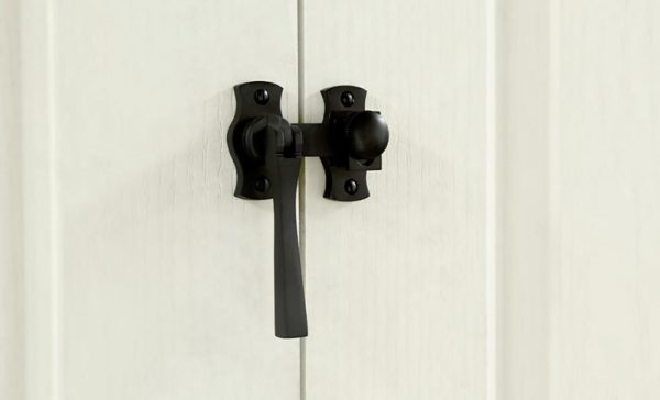 Square French Door Fastener – Available In Various Finishes Door Fasteners