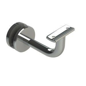 Ss80Gct Extended Concealed Bracket For Glass Curved Top Bss Finish Locks & Accessories