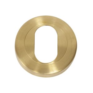 Startec Oval Cylinder Escutcheon 50Mm Satin Brass 903.58.135 Lock Accessories