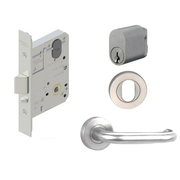 Storeroom Door Pack Ms2 Mortice Lock W/ Cylinder & Lever Furniture Commercial Door Hardware