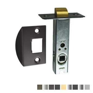 Tubular Latch Double Sprung 60Mm – Available In Various Finishes Latches & Bolts