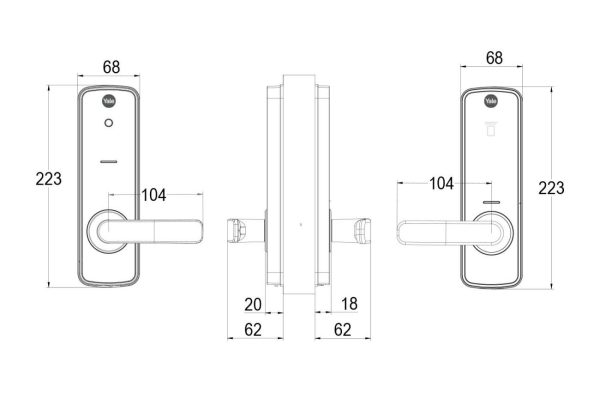 Unity Entrance Smart Lock – Available In Various Matt Black And Silver Locks & Accessories