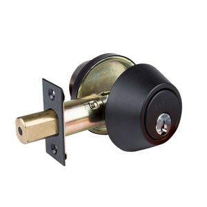 Urban Deadbolt Double Cylinder Matt Black D3X92 Deadlocks & Night Latches