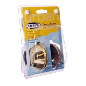 Urban Deadbolt Single Cylinder 60/70Mm Polished Brass D371Dp Deadlocks & Night Latches