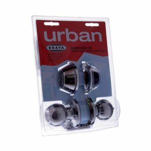 Urban Door Lock Combo Set Knob Deadbolt Satin Stainless Steel Brt3632Dp Knob Sets