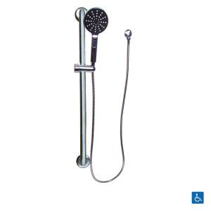 Vertical Shower Grab Rail Kit 800Mm Satin Stainless Steel Ml_Sk338_Ss Bathroom Accessories