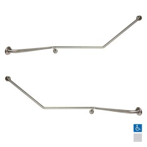 Wrap Around Grab Rail 30Degree – Available In Left And Right Handing Bathroom Accessories