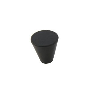 Zanda Cone Cabinet Knob 22Mm Diameter Matt Black 6061.Blk Cabinet Hardware