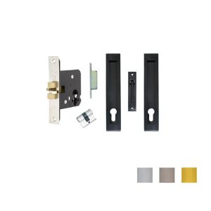 Zanda Verve Sliding Door Lock Kit – Available In Various Finishes And Sizes Architectural Door Hardware